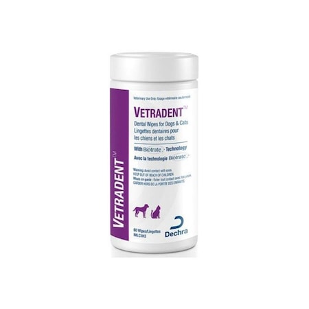 Dechra Vetradent Dental Wipes for Dogs & Cats60 Count 192959807929